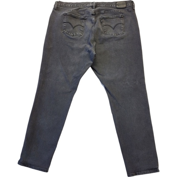 Levi’s premium denim dark gray/washed out black 311 shaping skinny jeans 18W - Picture 13 of 13